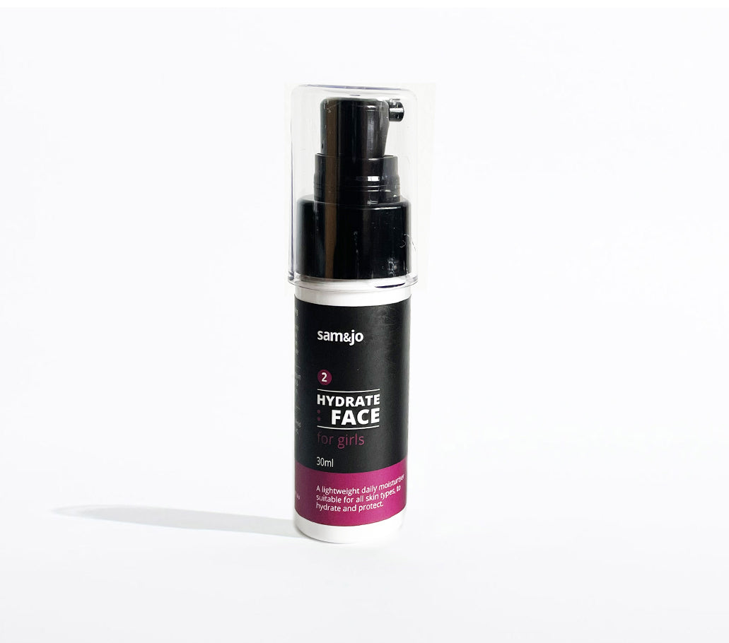 Hydrate Face Moisturiser for Girls Travel Size